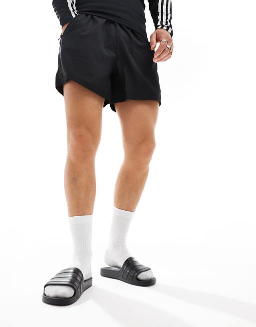 Adidas Training Adilette Sliders In Black