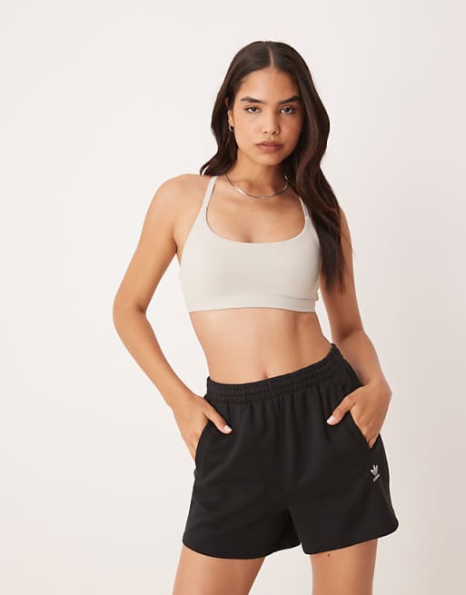 adidas Training All Me light support sports bra in stone