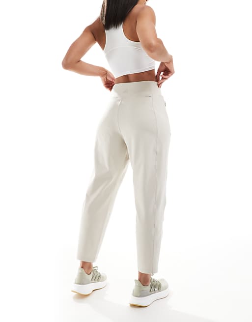 Adidas Training All Me Yoga Pants In Beige