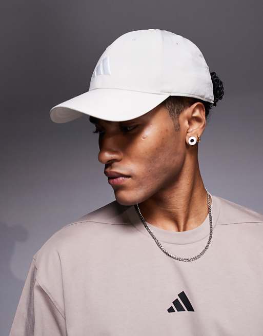 adidas Training baseball cap in stone white