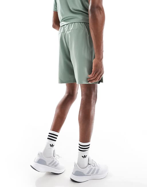 Adidas Training D4T Short In Silver Green