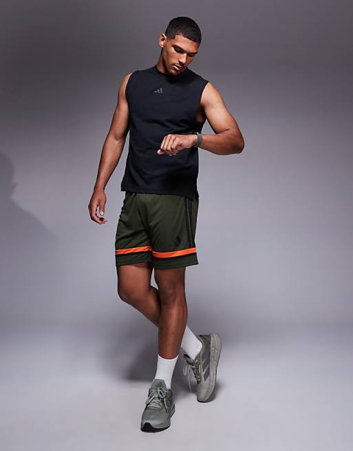 Adidas Training D4T Sleeveless T-shirt In Black