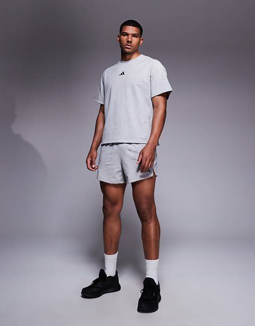 Adidas Training D4T T-shirt In Grey Heather