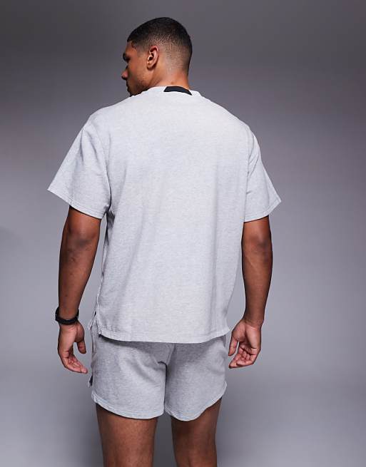 Adidas Training D4T T-shirt In Grey Heather