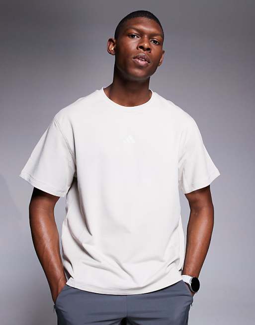 adidas Training D4T t-shirt in stone