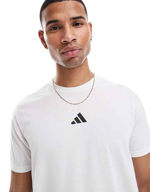 Adidas Training D4T T-shirt In White