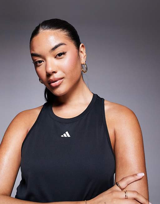 Adidas Training D4T Vest Top In Black