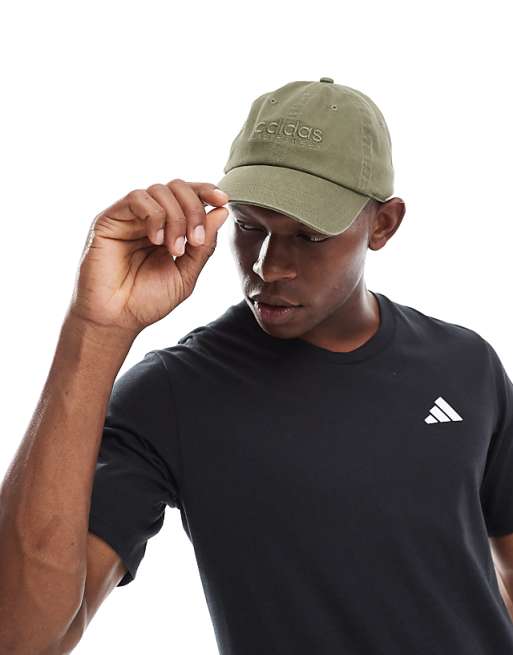 adidas Training dad cap in olive green