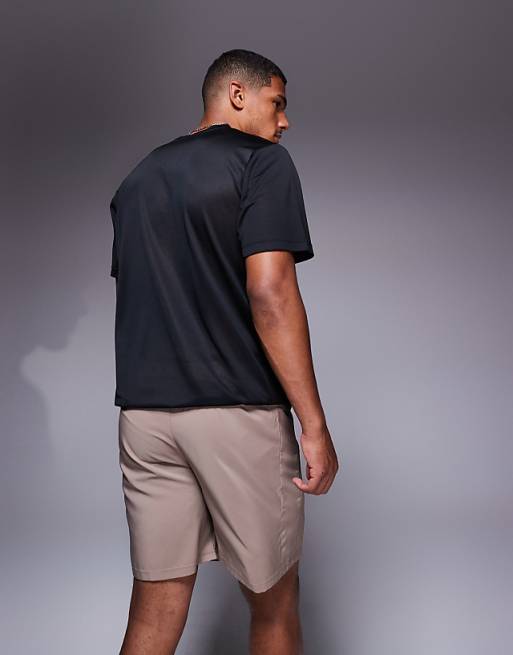 Adidas Training Essentials Woven Shorts In Chalky Brown