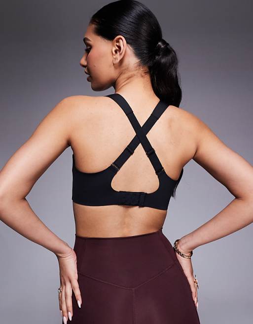 Adidas Training High Support Sports Bra In Black