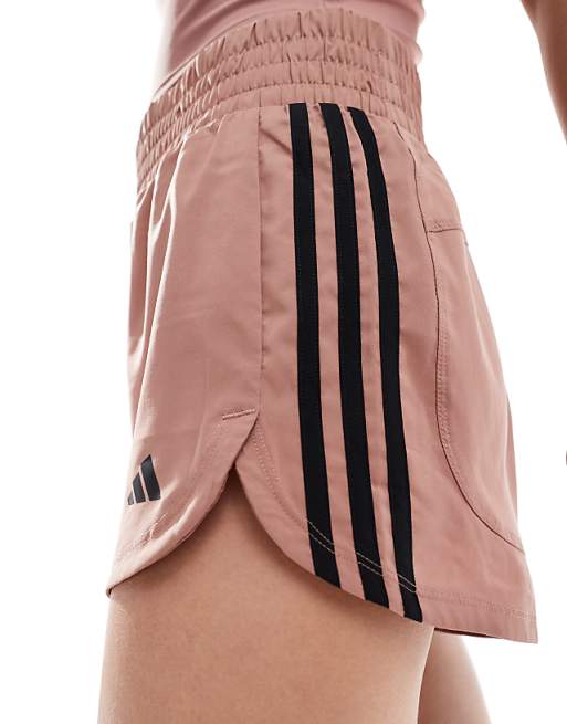 Adidas Training High Waist Pacer Short In Clay