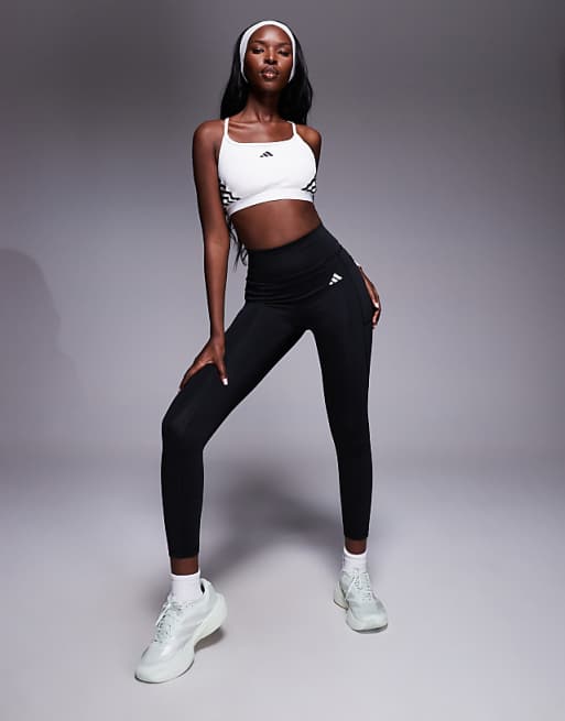 adidas Training Optime essentials no seam leggings in black