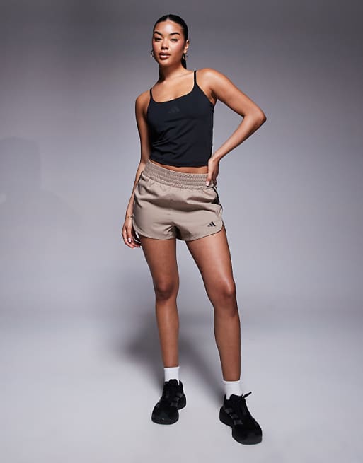 Adidas Training Optime Strap Top In Black