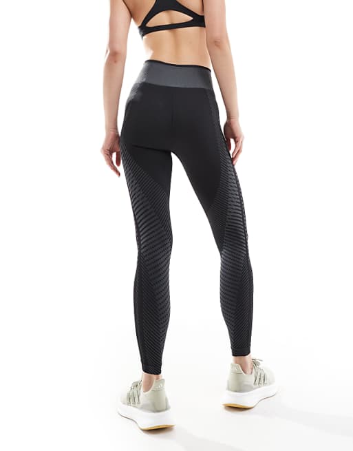 Adidas Training Seamless 7/8 Leggings In Black