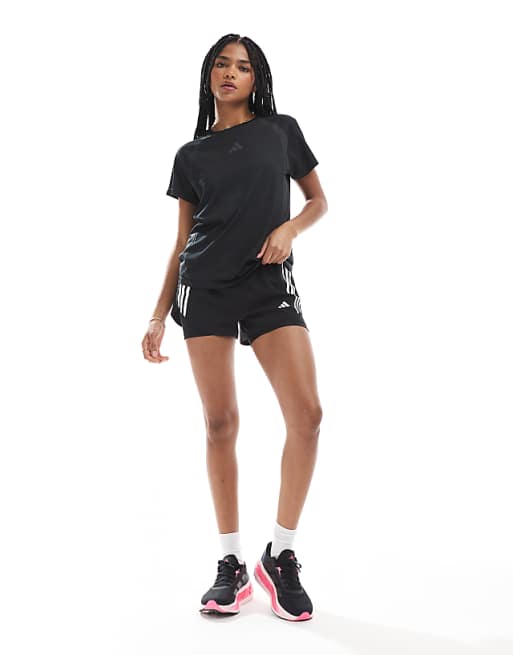 Adidas Training Seamless T-shirt In Grey And Black