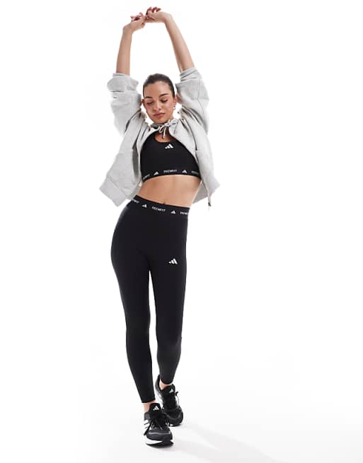 adidas Training Tech Fit 7/8 sculpt leggings in black