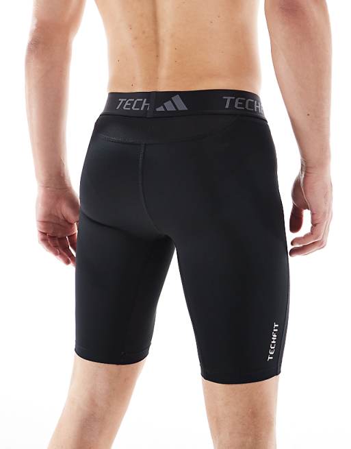 Adidas Training Tech Fit Base Layer Shorts In Black