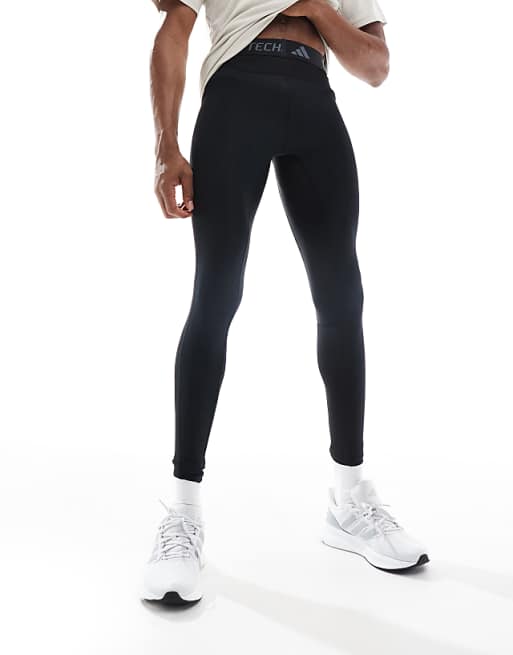 Adidas Training Tech Fit Base Leggings In Black