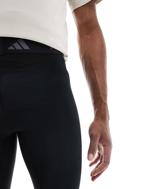 Adidas Training Tech Fit Base Leggings In Black