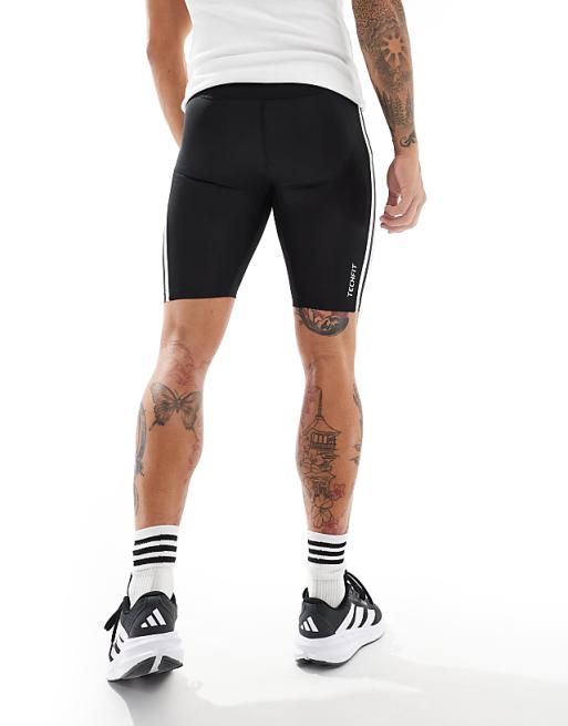 Adidas Training Tech Fit Shorts In Black