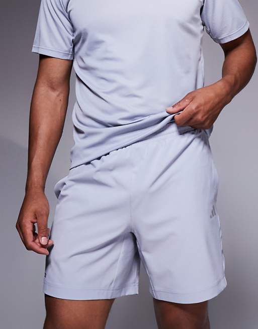 Adidas Training Tech Shorts In Grey