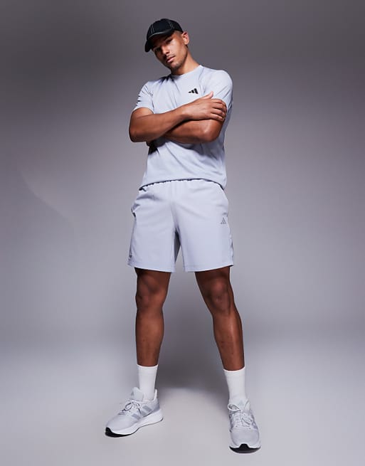 Adidas Training Tech Shorts In Grey