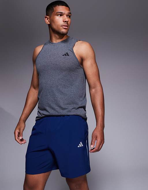 Adidas Training Tech Shorts In Navy