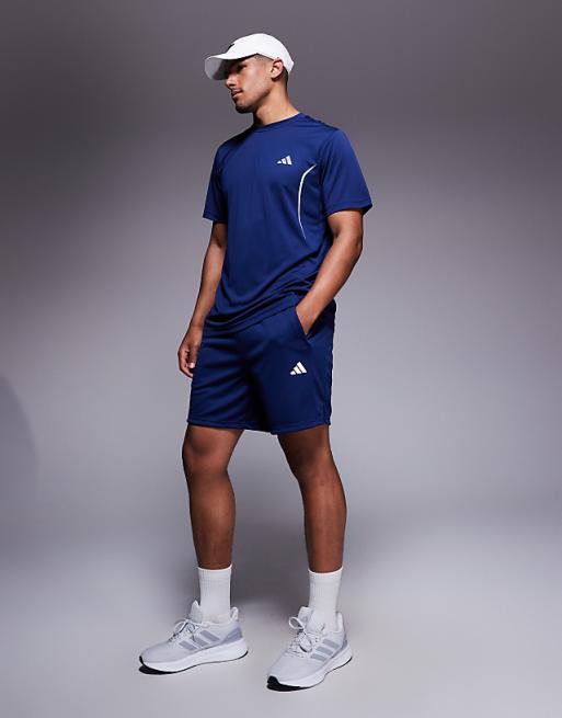 Adidas Training Tech T-shirt In Navy
