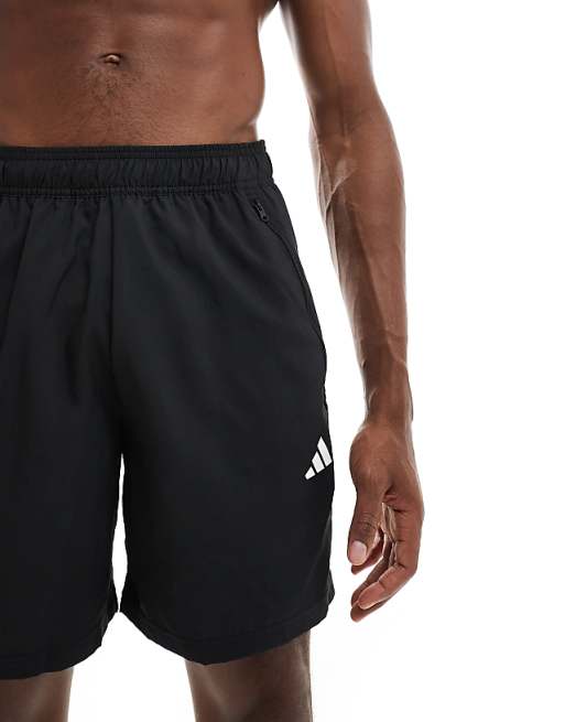 Adidas Training Train Essentials 5 Inch Woven Shorts In Black
