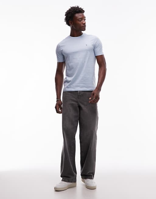 Allsaints Brace T-shirt In Pale Blue