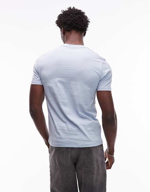 Allsaints Brace T-shirt In Pale Blue