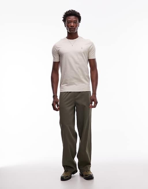 Allsaints Brace T-shirt In Taupe