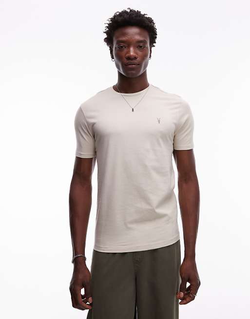 Allsaints brace t-shirt in taupe