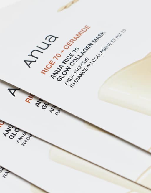 Anua Rice 70 Glow Collagen Mask (4 Sheets)