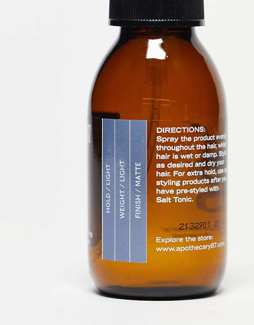Apothecary 87 Texturising & Volumising Salt Tonic 100ml