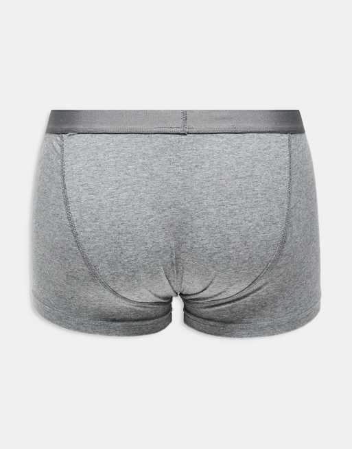 ARKET 3 Pack Premium Trunk Boxer Set In Grey Melange