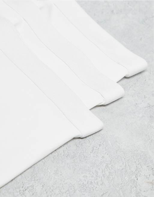 ARKET Cotton 3 Pack Premium Trunk Boxer Set In White
