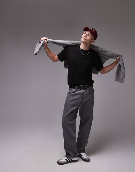 ARKET Heavyweight Jersey T-shirt In Black
