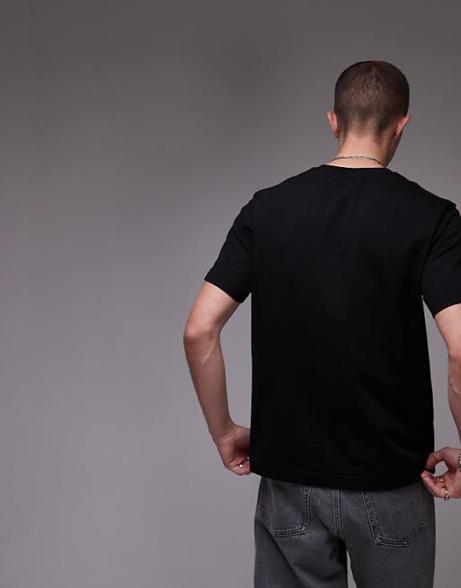 ARKET Heavyweight Jersey T-shirt In Black