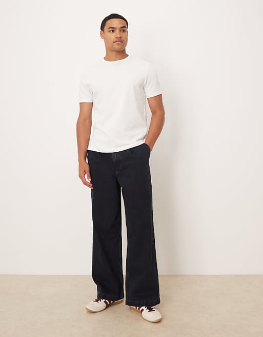 ARKET Pure Cotton Heavyweight Slim Fit T-shirt In White