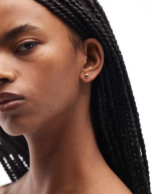 ARKET Small Stud Earrings In Gold