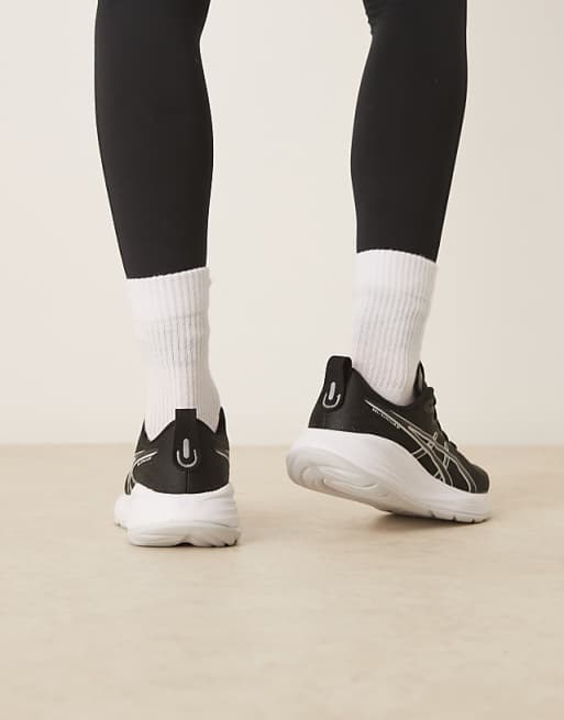 Asics Gel-cumulus 27 Running Trainers In Black And Concrete