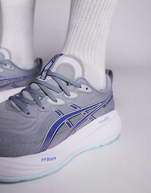 Asics Gel-Cumulus 27 Running Trainers In Gravel And Midnight