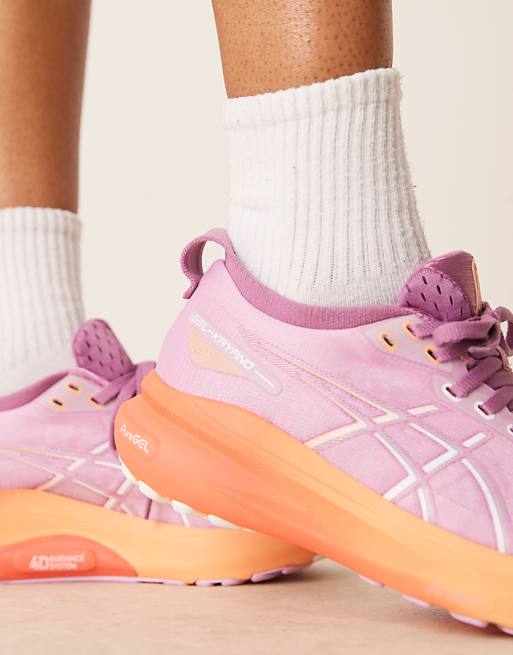 Asics Gel-Kayano 31 Stability Running Trainers In Light Ube And White