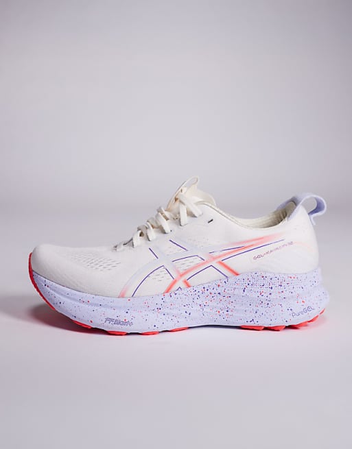 Asics Gel-Kayano 32 Tokyo Running Trainers In Cream And Edo Purple