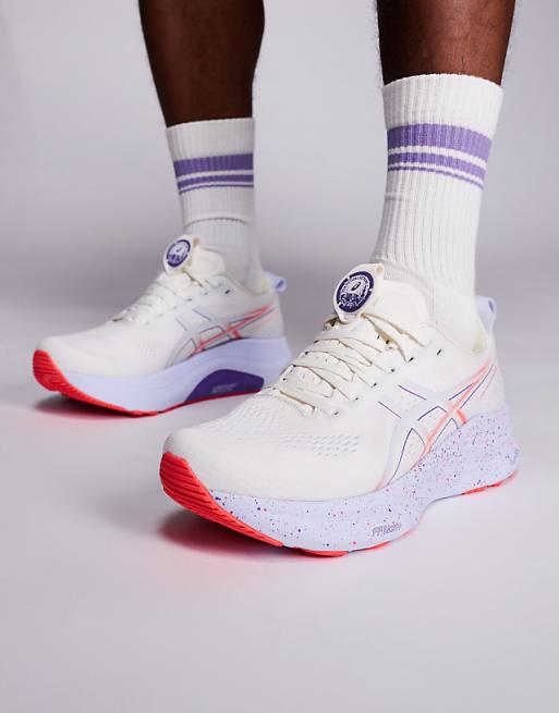 Asics Gel-Kayano 32 Tokyo running trainers in cream and edo purple