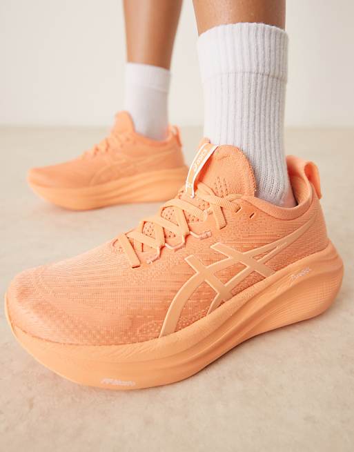 Asics Gel-Nimbus 27 Lite-Show Running Trainers In Lite-show And Mojave