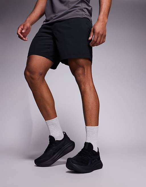 Asics Gel-Nimbus 27 Running Trainers In Black And Graphite Grey