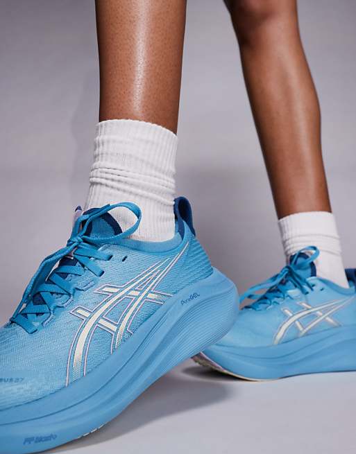 Asics Gel-Nimbus 27 Running Trainers In Blue