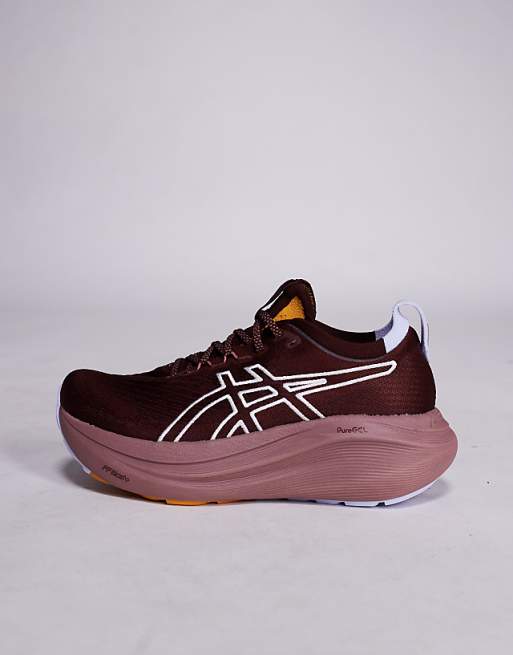 Asics Gel-Nimbus 27 Tr Running Trainers In Red